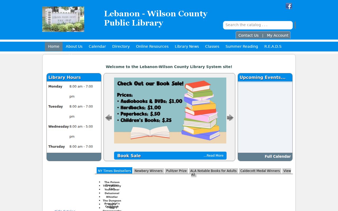 Lebanon city directory library reference gateway